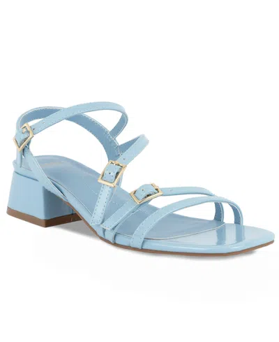 Jones New York Women's Unasyn Block Heel Strappy Dress Sandals