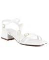 Jones New York Women's Unasyn Block Heel Strappy Dress Sandals In White