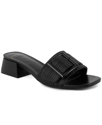 Jones New York Women's Undera Square Toe Dress Sandals In Black