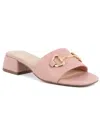 Jones New York Women's Uniqua Block Heel Dress Sandals In Blush