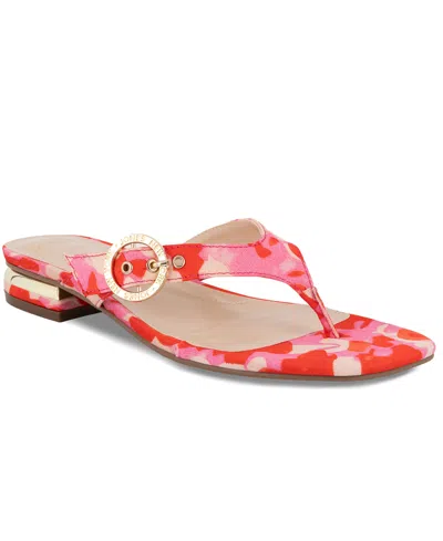 Jones New York Women's Verdree Thong Flip Flat Sandals In Pink