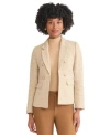 Jones New York Womens Faux Double Breasted Suede Jacket Pxs Xl In Neutral