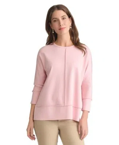 Jones New York Womens Serenity Knit 3 4 Sleeve Tunic Top Pxs Xl In Jones White