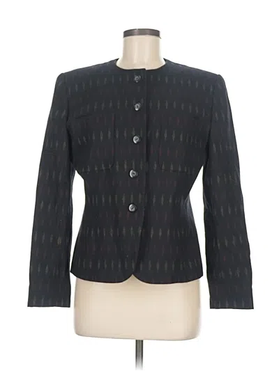 Pre-owned Jones New York Wool Blazer Jacket In Black