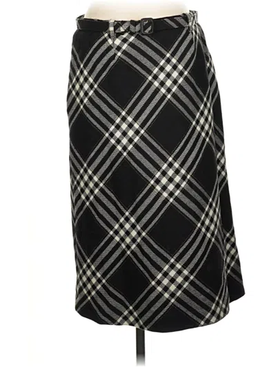 Pre-owned Jones New York Wool Skirt In Black