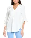 Jones New York Y-neck Blouse In White