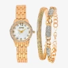Jones Ny Womens Gold Tone Bracelet Watch A0632g-42-e27 In Gold
