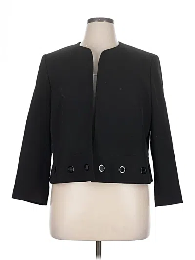 Pre-owned Jones Studio Blazer Jacket In Black