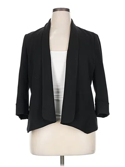 Pre-owned Jones Studio Blazer Jacket In Black