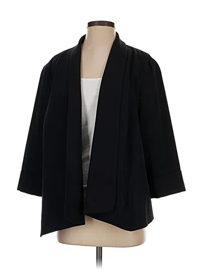 Pre-owned Jones Studio Blazer Jacket In Black