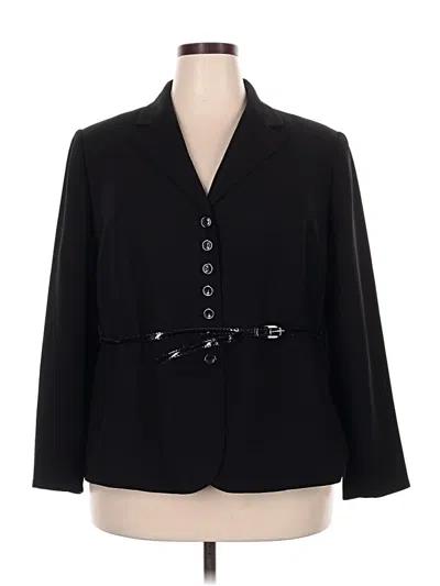Pre-owned Jones Studio Blazer Jacket In Black