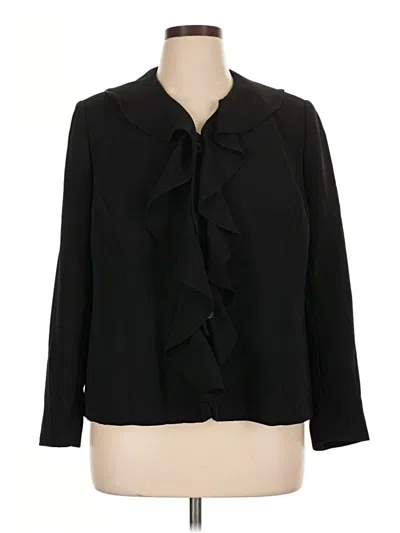 Pre-owned Jones Studio Blazer Jacket In Black
