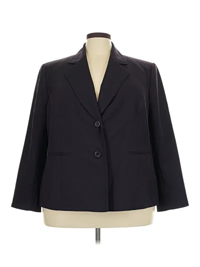 Pre-owned Jones Studio Blazer Jacket In Black