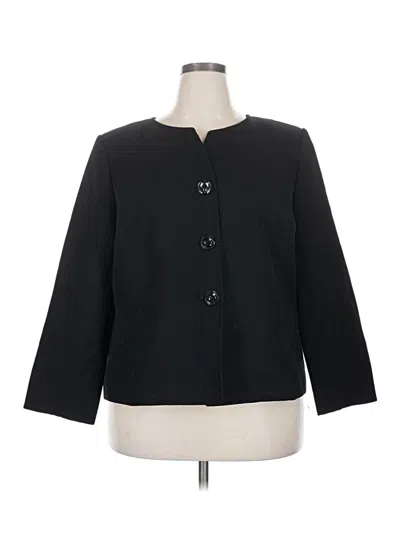 Pre-owned Jones Studio Blazer Jacket In Black