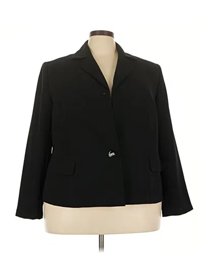 Pre-owned Jones Studio Blazer Jacket In Black