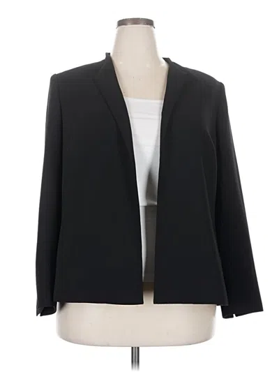 Pre-owned Jones Studio Blazer Jacket In Black