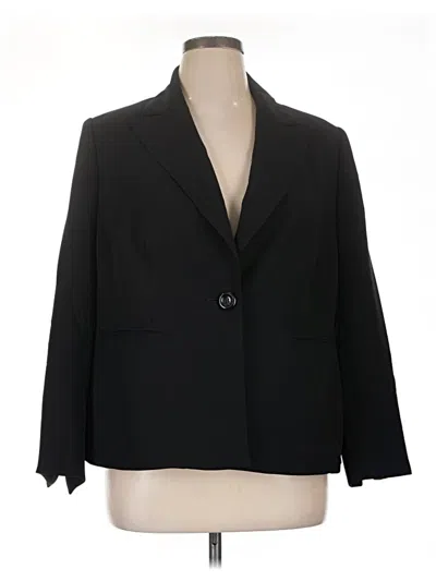 Pre-owned Jones Studio Blazer Jacket In Black