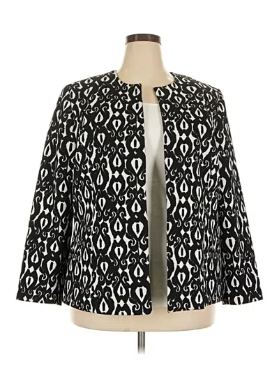 Pre-owned Jones Studio Blazer Jacket In Black