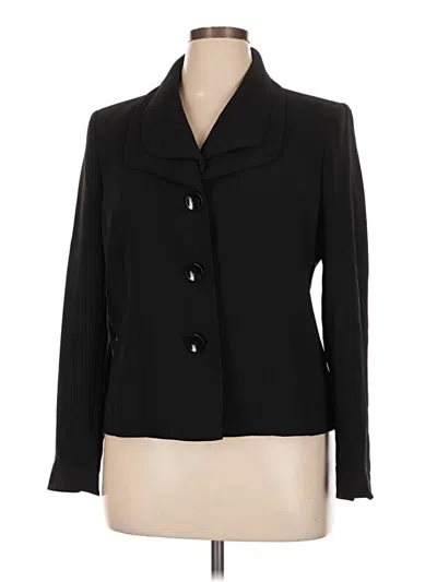 Pre-owned Jones Studio Blazer Jacket In Black