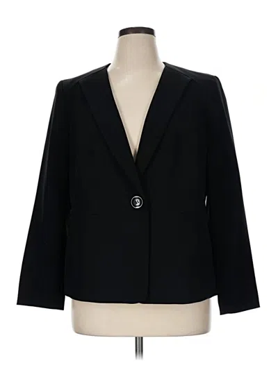 Pre-owned Jones Studio Blazer Jacket In Black