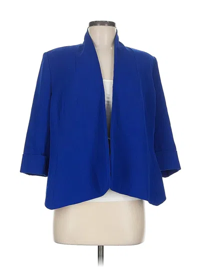 Pre-owned Jones Studio Blazer Jacket In Blue