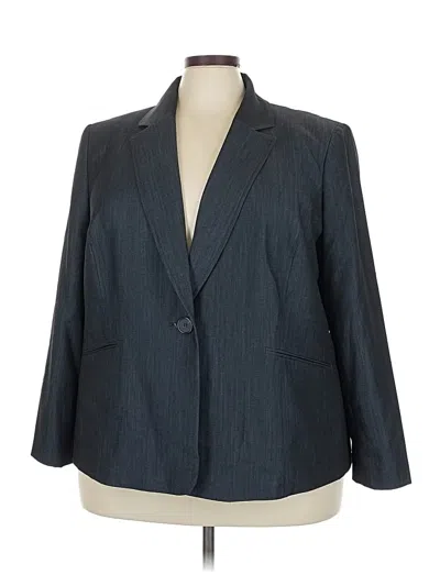 Pre-owned Jones Studio Blazer Jacket In Blue