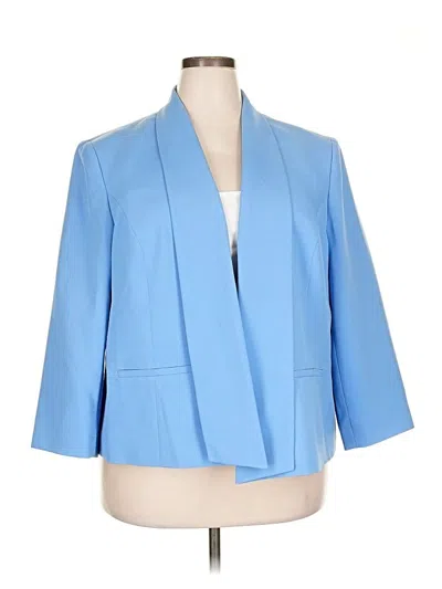 Pre-owned Jones Studio Blazer Jacket In Blue