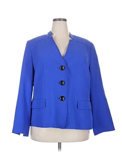 Pre-owned Jones Studio Blazer Jacket In Blue