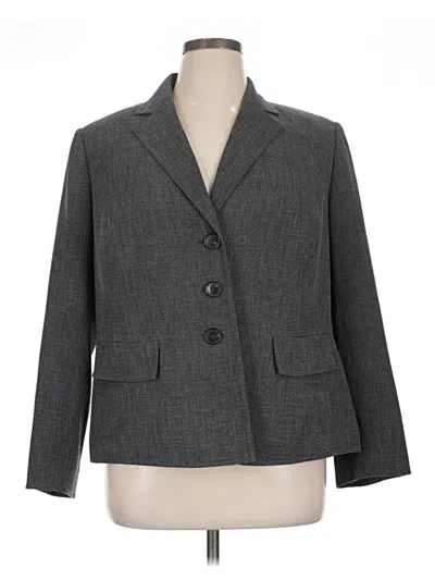 Pre-owned Jones Studio Blazer Jacket In Gray