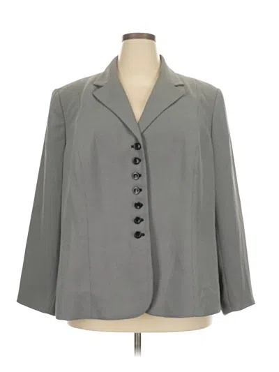 Pre-owned Jones Studio Blazer Jacket In Gray