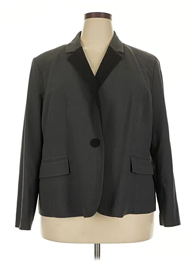 Pre-owned Jones Studio Blazer Jacket In Gray