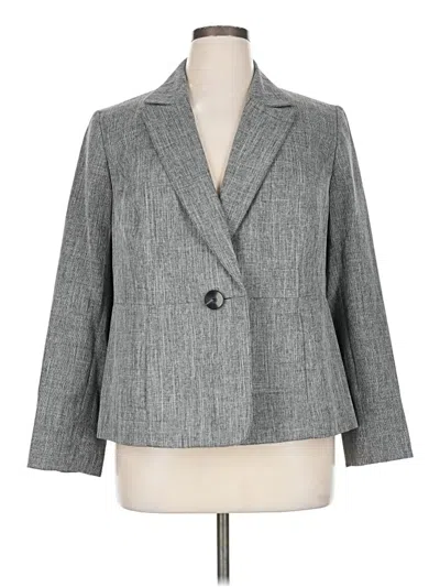 Pre-owned Jones Studio Blazer Jacket In Gray