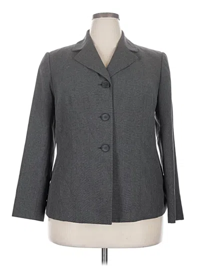 Pre-owned Jones Studio Blazer Jacket In Gray