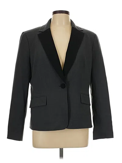 Pre-owned Jones Studio Blazer Jacket In Gray