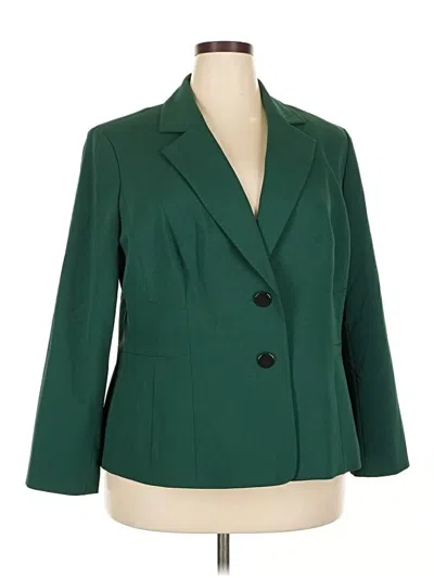 Pre-owned Jones Studio Blazer Jacket In Green