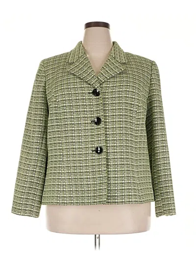 Pre-owned Jones Studio Blazer Jacket In Green