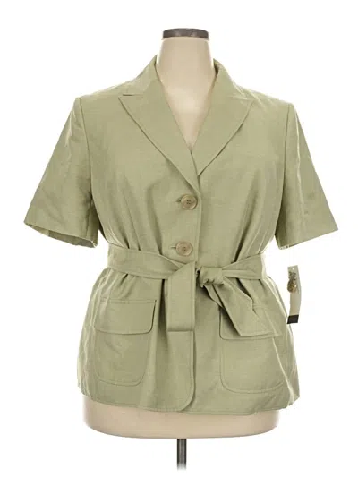 Pre-owned Jones Studio Blazer Jacket In Green