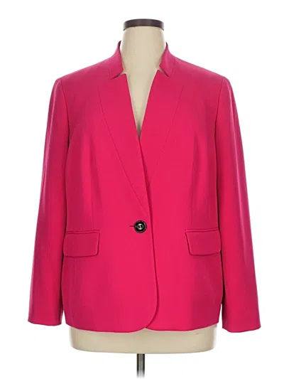 Pre-owned Jones Studio Blazer Jacket In Pink