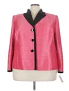 Jones Studio Blazer Jacket In Red
