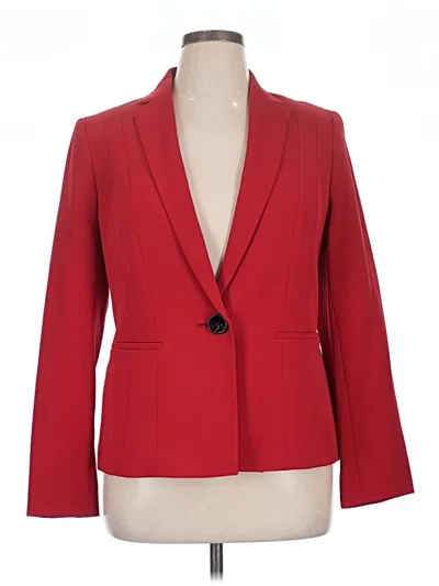 Pre-owned Jones Studio Blazer Jacket In Red