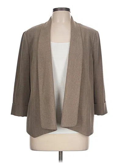 Pre-owned Jones Studio Blazer Jacket In Tan