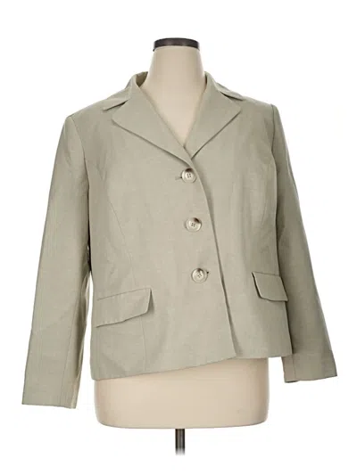 Pre-owned Jones Studio Blazer Jacket In Tan