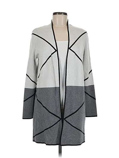 Pre-owned Jones Studio Cardigan Sweater In Gray