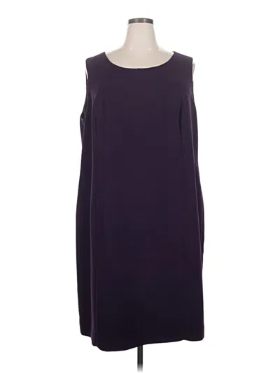 Pre-owned Jones Studio Casual Dress In Purple