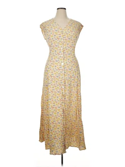 Pre-owned Jones Studio Casual Dress In Yellow