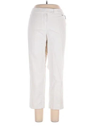 Pre-owned Jones Studio Casual Pants In Ivory