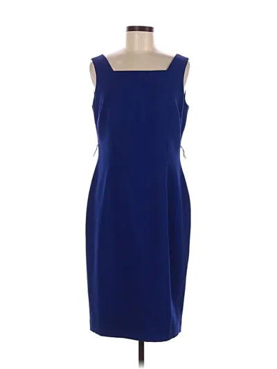 Pre-owned Jones Studio Cocktail Dress In Blue