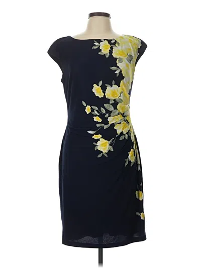 Pre-owned Jones Studio Cocktail Dress In Blue