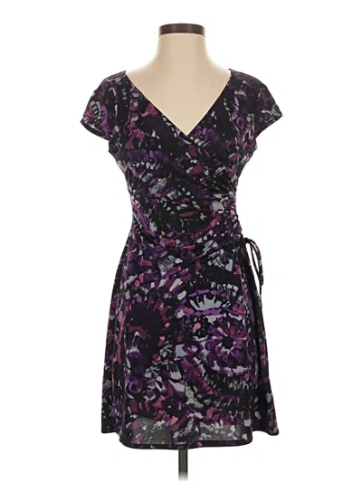 Pre-owned Jones Studio Cocktail Dress In Purple