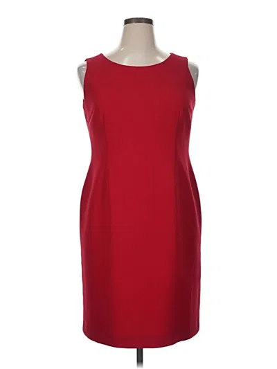 Pre-owned Jones Studio Cocktail Dress In Red
